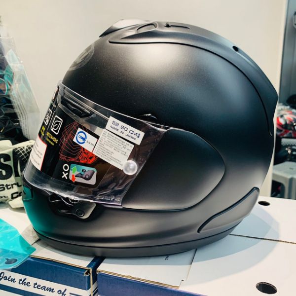 圖片 『嘉義Riderment萊德曼騎士部品』ARAI RX7X White Matt Black 素色 消光黑 納普斯公司貨 全罩式安全帽