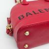 圖片 【哈極品】美品《 Balenciaga 巴黎世家 紅色 全皮 印字 手提包/貝殻包/斜背包/二用包》