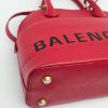 圖片 【哈極品】美品《 Balenciaga 巴黎世家 紅色 全皮 印字 手提包/貝殻包/斜背包/二用包》