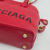 圖片 【哈極品】美品《 Balenciaga 巴黎世家 紅色 全皮 印字 手提包/貝殻包/斜背包/二用包》