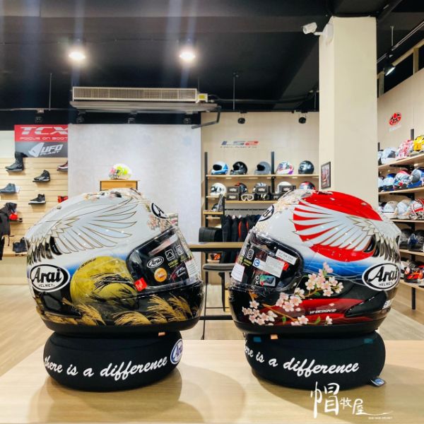 圖片 【帽牧屋】限量 Arai RX-7X TSUBASA 丹頂鶴 彩繪 頂級 輕量 全罩式 進口帽 安全帽