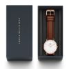 圖片 Daniel Wellington DW00100006 40mm 棕色真皮皮革錶 DW錶