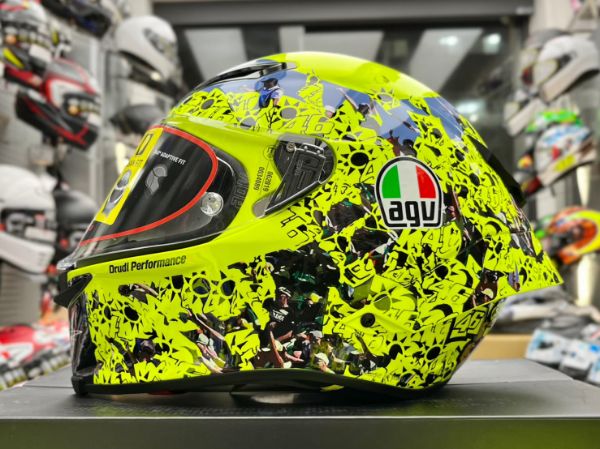 圖片 『嘉義Riderment萊德曼騎士部品』AGV PISTA GP RR MISANO 2 2021 粉絲帽 羅西 競技頂規帽 全罩式安全帽