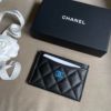 圖片 Chanel 黑銀荔枝皮經典款卡夾