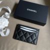 圖片 Chanel 黑銀荔枝皮經典款卡夾
