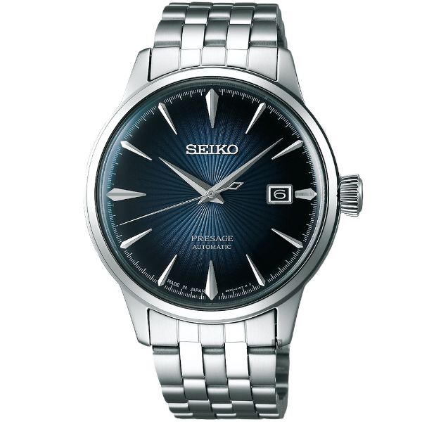 圖片 SEIKO Presage Cocktail 調酒師機械錶  藍灰 40mm  SRPB41J1-4R35-01T0A