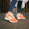 圖片 NEW BALANCE 327 日落橘  麂皮 復古 男女鞋 U327WRC