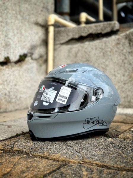 圖片 公司貨 AGV K6 S Nardo Grey 水泥灰 亞洲版 全罩 安全帽 新款 K6S 輕量 大鴨尾