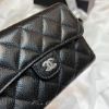 圖片 CHANEL 荔枝皮銀/三折中夾