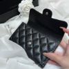 圖片 CHANEL 荔枝皮銀/三折中夾