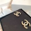 圖片 Chanel 雙Ｃ側邊鑲鑽耳環 📦在台現貨