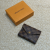 圖片 Lv 棋盤格紋三折短夾(預購）