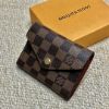 圖片 Lv 棋盤格紋三折短夾(預購）