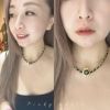圖片 Chanel 山茶花-皮穿鍊項鍊