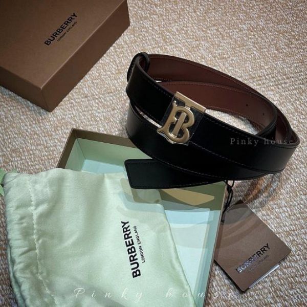 圖片 Burberry 黑棕雙面皮帶