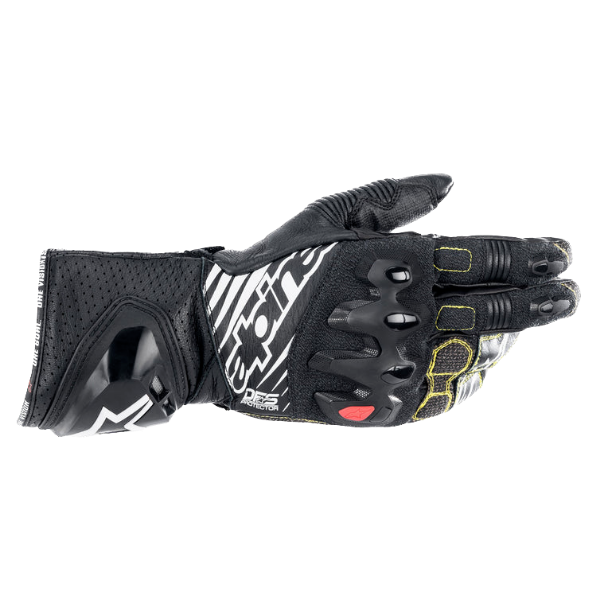 圖片 『嘉義Riderment萊德曼騎士部品』Alpinestars A星 GP TECH V2 GLOVES 黑白 競技頂規款 Kevlar材質 MOTOGP同款