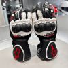 圖片 『嘉義Riderment萊德曼騎士部品』Alpinestars A星 SP-8 V3 打洞款 白/黑 羊牛皮競技長手套 可觸控 入門款高CP值 超通風