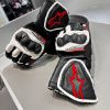 圖片 『嘉義Riderment萊德曼騎士部品』Alpinestars A星 SP-8 V3 打洞款 白/黑 羊牛皮競技長手套 可觸控 入門款高CP值 超通風