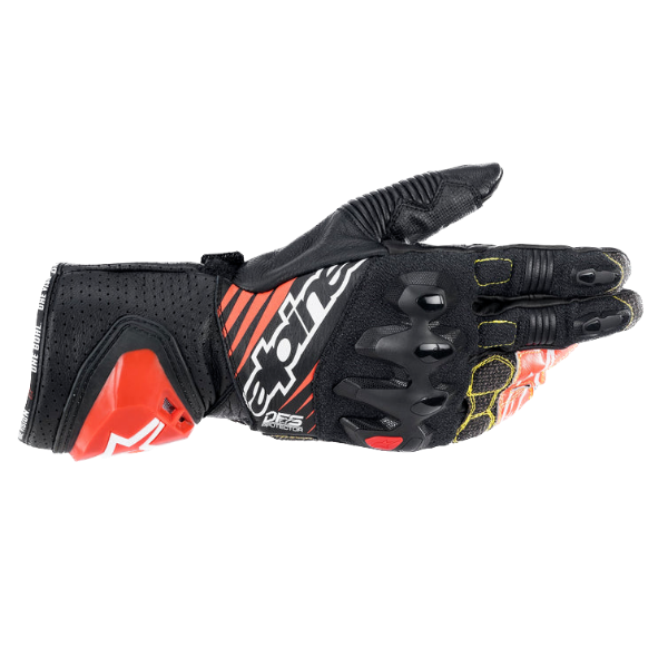 圖片 『嘉義Riderment萊德曼騎士部品』Alpinestars A星 GP TECH V2 GLOVES 黑白紅 競技頂規款 Kevlar材質 MOTOGP同款