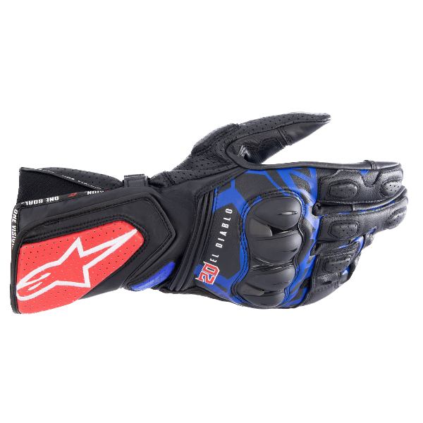 圖片 『嘉義Riderment萊德曼騎士部品』Alpinestars A星 FQ20 SP-8 V3 MONSTER 限量聯名款 鬼爪 牛皮競技長手套 可觸控