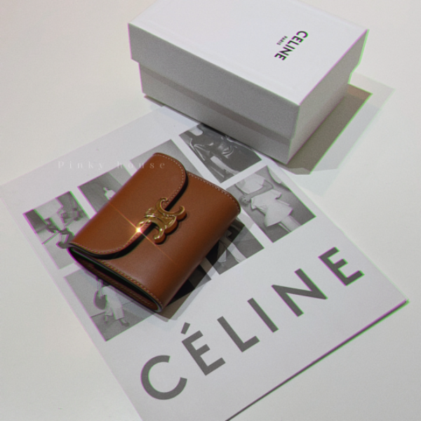 圖片 預購Celine凱旋門｜焦糖色短夾(預購）