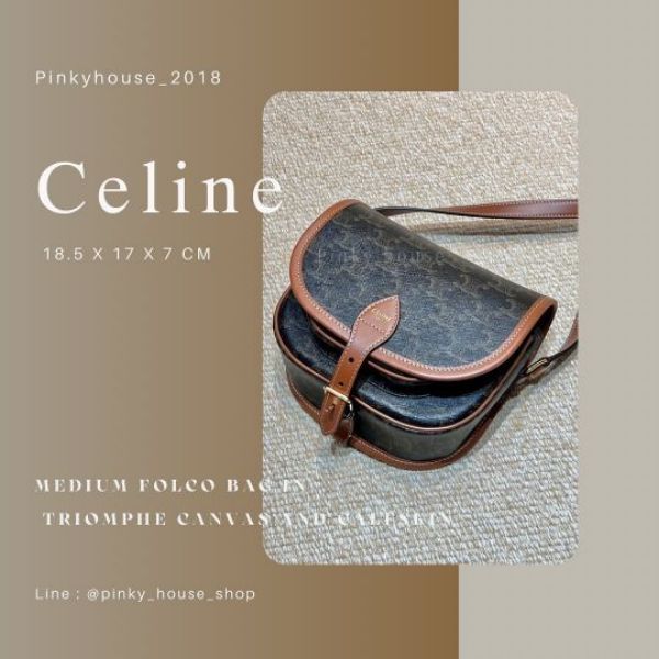 圖片 預購Celine老花馬鞍包