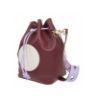 圖片 【促銷品】Fendi Mon Tresor 8BT298 小牛皮 Logo 徽標 2用水桶包 紫色
