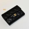 圖片 Chanel 黑金單層卡包