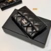 圖片 Chanel 黑銀單層卡包