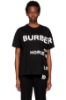 圖片 BURBERRY Black Oversized 'Horseferry' T-Shirt