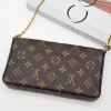 圖片 【哈極品】美品《Louis Vuitton LV 字紋 Félicie Pochette 金鍊 三合一斜背包/手拿包/肩背包》