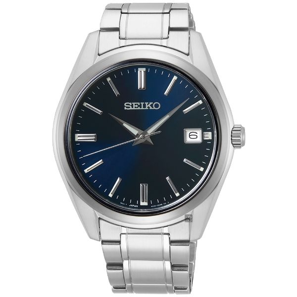 圖片 SEIKO 精工 CS 時尚石英手錶 藍x銀/39mm (SUR309P1)