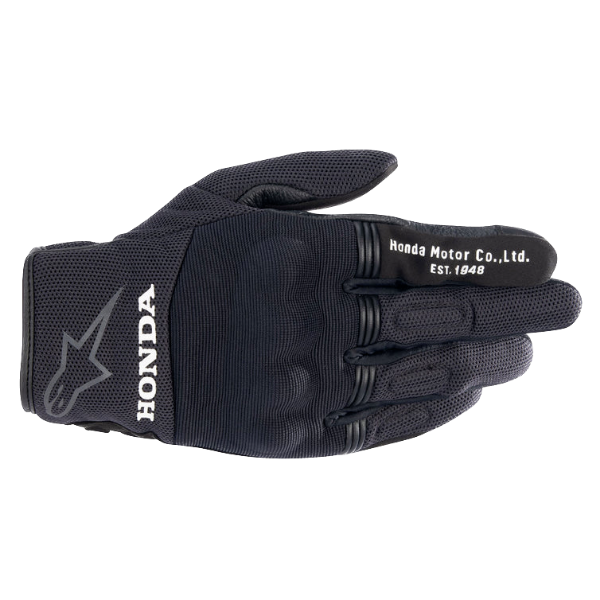 圖片 『嘉義Riderment萊德曼騎士部品』Alpinestars A星 Honda聯名款 Copper Gloves 防摔 觸控 夏季 皮布混合 入門款 黑