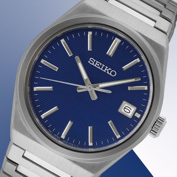 圖片 SEIKO 精工 CS系列簡約石英手錶  39mm (SUR555P1/6N52-00H0B)