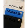 圖片 Moncler 經典絨布字母設計 黑、白、藍色 短袖T恤上衣