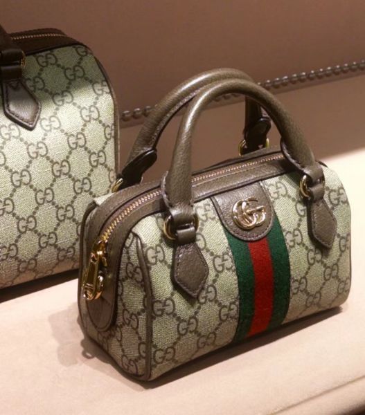 圖片 Gucci 813375764 OPHIDIA SUPER MINI BAG新款迷你波士頓手提肩背包