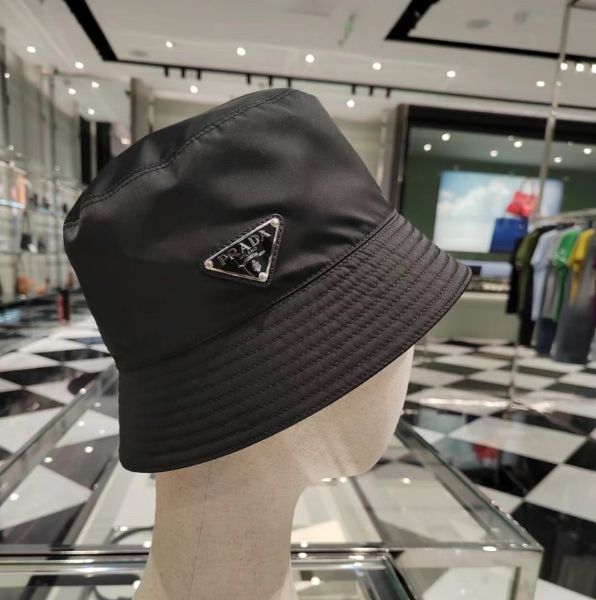 圖片 Prada Re-Nylon bucket hat 超纖漁夫帽 M 黑 57 cm