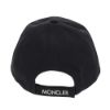 圖片 MONCLER 基本款小LOGO棒球帽 黑色 W3B00041V0006 999