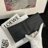 圖片 LOEWE Bifold 經典牛皮黑色八卡男短夾