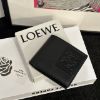 圖片 LOEWE Bifold 經典牛皮黑色八卡男短夾