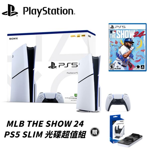 圖片 【SONY】PS5 SLIM 光碟版 THE SHOW 24 超值優惠組	