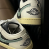 NICEDAY 代購 Air Jordan 1 low Jade Smoke 小倒鉤 墨綠 黑綠 男女