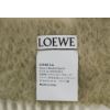 圖片 Loewe 品牌logo馬海毛混羊毛流蘇圍巾(卡其綠/白)