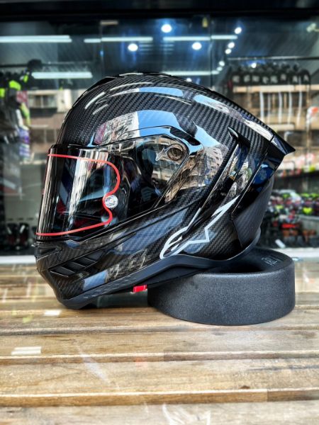 圖片 UPC騎士精品_台中店 Alpinestars Supertech R10 A星首款賽道帽 碳纖維 全罩式 素色