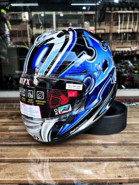 圖片 UPC騎士精品_台中店【預購】 日本 Arai RX-7X NAKANO銀手裏劍 全新設計 全罩 安全帽 