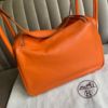圖片 Hermes 愛馬仕橘金釦Lindy30