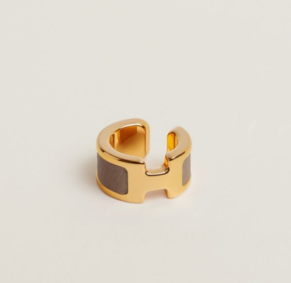 圖片 Hermes Olympe Ear Cuff 象灰金耳骨夾