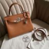 圖片 Hermès 金棕銀釦內縫kelly28