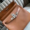 圖片 Hermès 金棕銀釦內縫kelly28