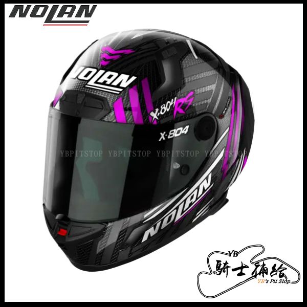 圖片 代理公司貨 NOLAN X-804RS Carbon #21 SPECTRE 紫 安全帽 X804RS